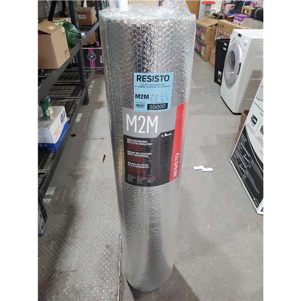 Resist foil double bubble aluminum 9.3 m? by 7.82 m by 1.22 m