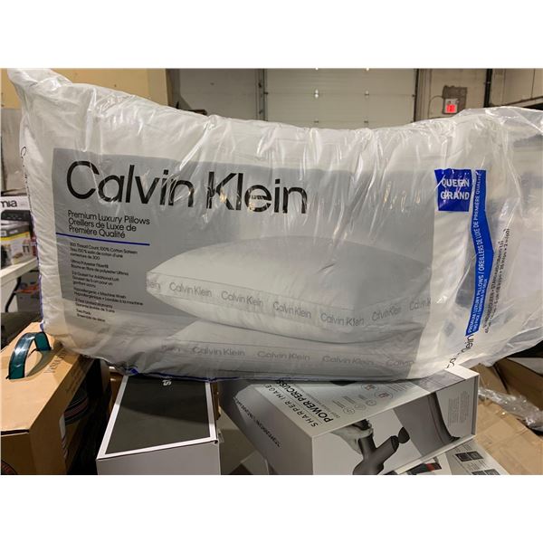 Calvin Klein Queen Size Premium Luxury Pillow Set - 2 Count