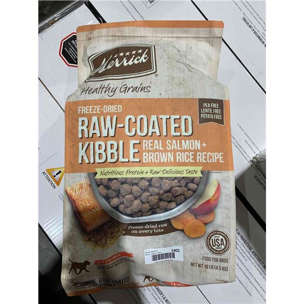 Merrick Freeze Dried Raw- Coated Real Salmon Dog Kibble 10Lbs