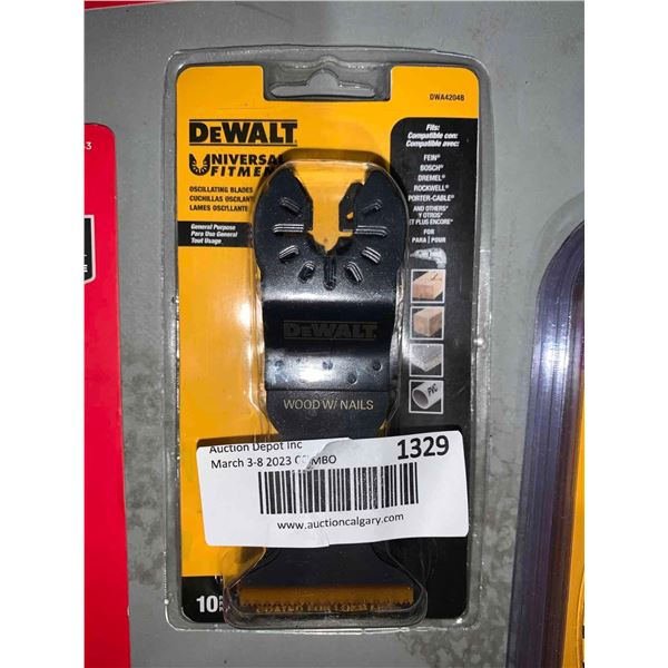 DeWalt Universal Fit Oscillating Blades - 10 Pc