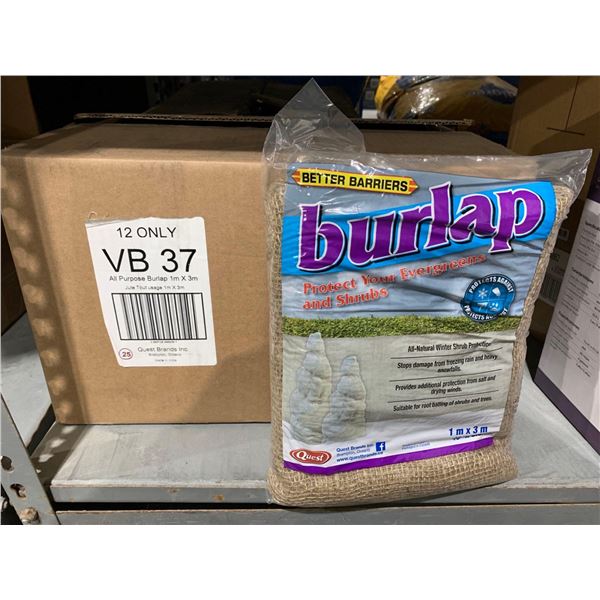 Lot of 12 Garden Burlap 12x(1x3m)