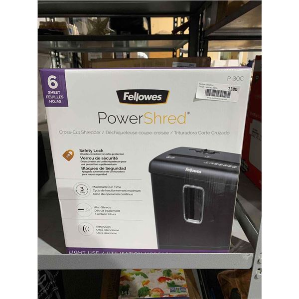 NEW - Fellows Electric Power Shredder
