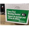Image 5 : 6x6 Pack Fence Post Mounting Bracket - Black