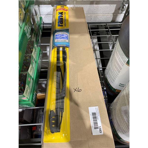 Lot of 6 19" RainX Weatherbeater Windshield Wiper Blades