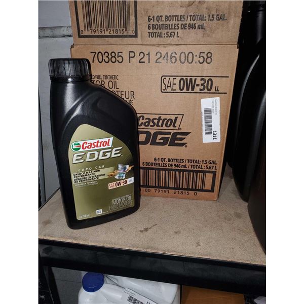 Castrol Edge Euro Car SAE 0W-30 Motor Oil 6x946ml