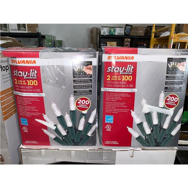 Lot of 2 sylvania pure white lights