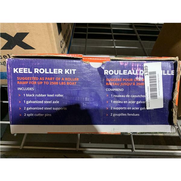 Keel roller Kit for up to 2500 Lbs