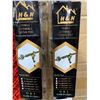 Image 2 : H&N Extensible Curtain Rods - 48"-84" - Lot of 2 - Black