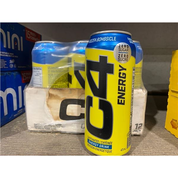 C4 Zero Sugar Energy Drink 12x473ml