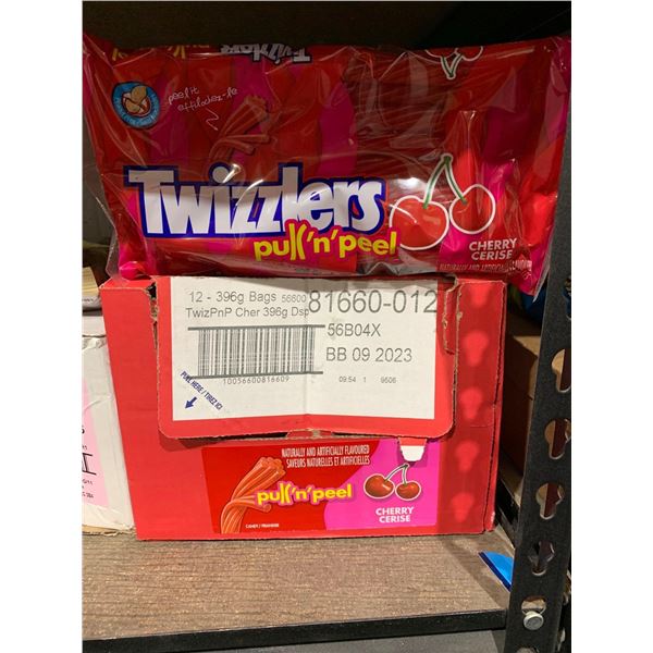 Twizzlers Pull & Peel - Cherry 12x396g