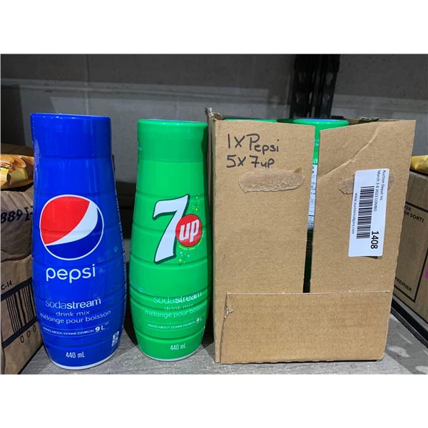 Soda Stream Soda Syrup 1X Pepsi 5X 7up