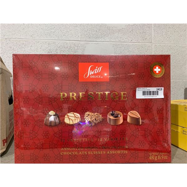 Swiss Prestige Assorted Chocolates 481g