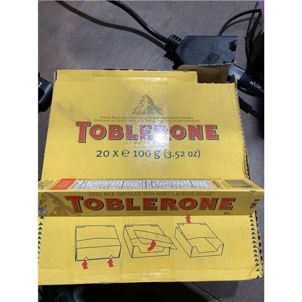 Toblerone Swiss Chocolate Bars 20x100g