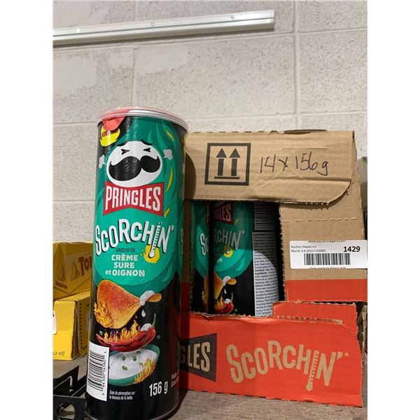 Pringles Scorchin' Sour Cream & Onion 14x156g