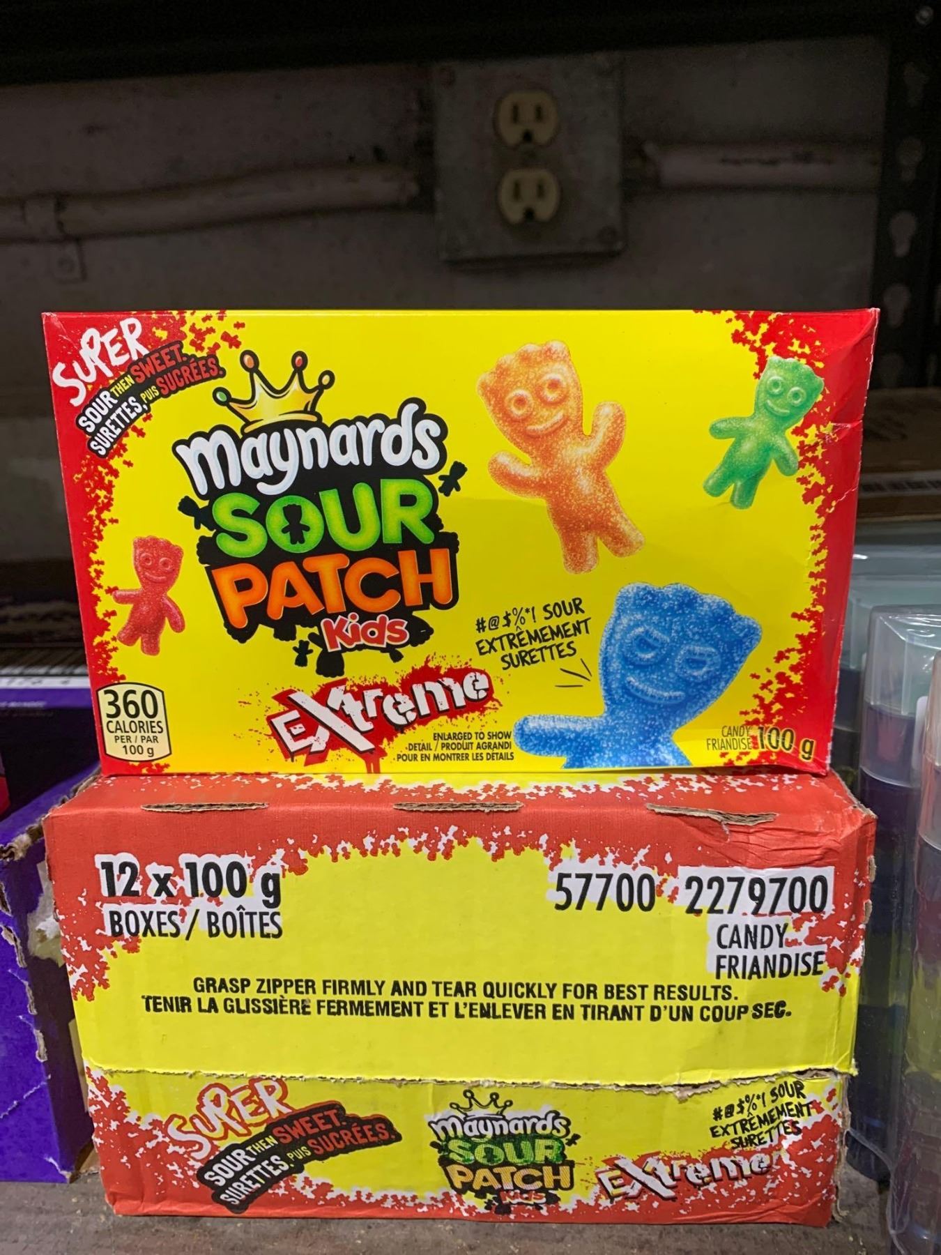 Maynard's Sour Patch Kids Extreme 12x100g