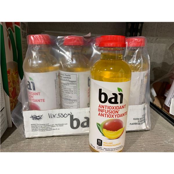 Bai Antioxidant Infusion Malawi Mango 11x530ml