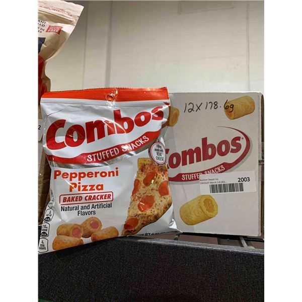 Combos Pepperoni Pizza Snacks 12x178g