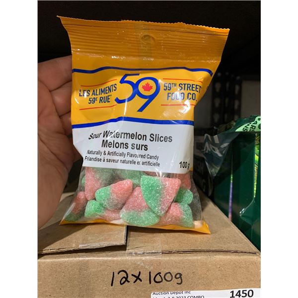 59st Sour Watermelon Candies 12x100g