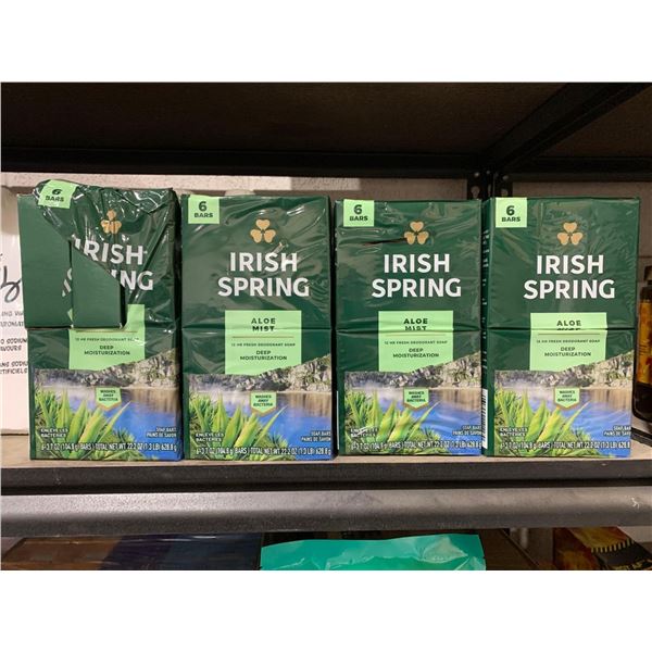 Irish Springs Aloe Mist Bar Soap - 4x( 6x3.7oz)