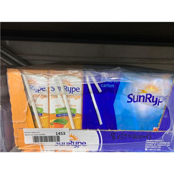 SunRype Orange Juice 8x(5X200ml)