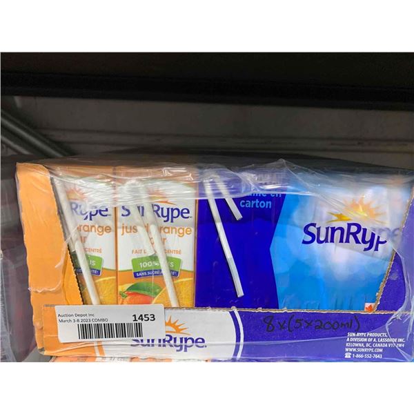 SunRype Orange Juice 8x(5X200ml)