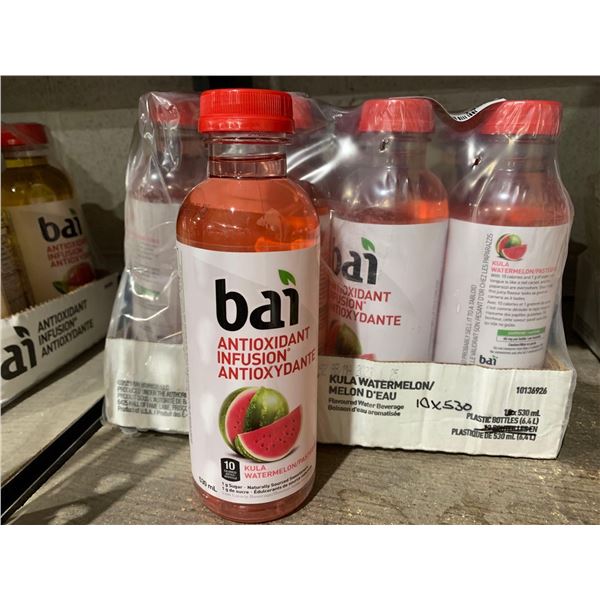 Bai Antioxidant Infusion Kula Watermelon 10x530ml