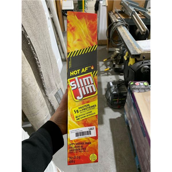 Slim Jim Hot AF Spicy Sausage Snack 24x27.5g