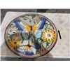Image 3 : Colorful Metal Butterfly Garden Decor 28" Diameter
