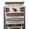 Image 2 : 2012 PANINI MICHAEL FLOYD NO. 313 103/200 PATCH AUTO