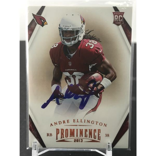 SIGNED 2013 PANINI ANDRE ELLINGTON NO. 107 RC