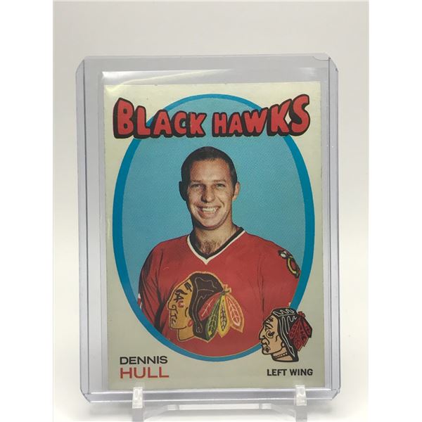 1971-72 TOPPS NO. 85 DENNIS HULL CHICAGO BLACKHAWKS