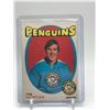 Image 1 : 1971-72 TOPPS TIM HORTON NO. 186 PITTSBURGH PENGUINS