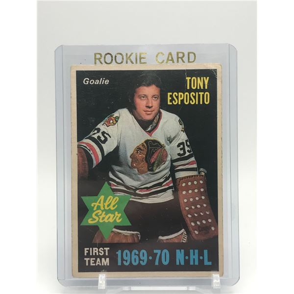 1970-71 O-PEE-CHEE NO. 234 TONY ESPOSITO '69-70 NHL ALL-STAR