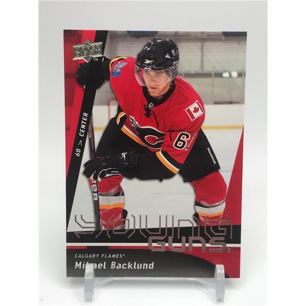 MICHAEL BACKLUND UD YOUNG GUNS ROOKIE CARD