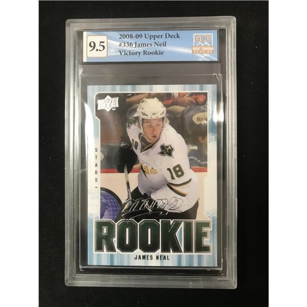 JAMES NEAL ROOKIE CARD UD MVP VICTORY GCG 9.5