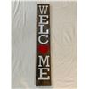 Image 1 : Wood Welcome Sign