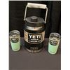 Image 1 : Yeti Rambler Half Gallon Jug & Two 10 oz Lowball cups/glasses