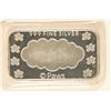 Image 2 : 1 TROY OZ. .999 FINE SILVER PROOF INGOT "PAWS"