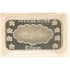 Image 2 : 1 TROY OZ. .999 FINE SILVER PROOF INGOT "PAWS"