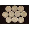Image 1 : 10 SILVER ROOSEVELT DIMES 1954-1964