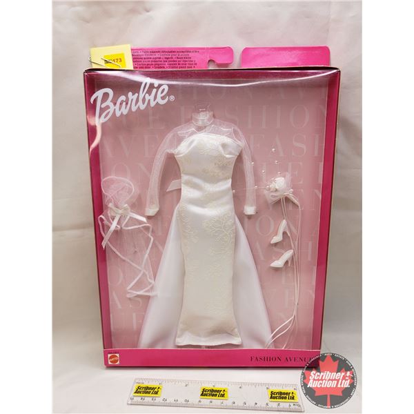 BARBIE : Fashion Avenue ~ Wedding Dress (2000) (In Original Box 12"H x 8-1/2"W x 1"D) (SEE PICS!) BARBIE : Fashion Avenue ~ Wedding Dress (2000) (In Original Box 12"H x 8-1/2"W x 1"D) (SEE PICS!)