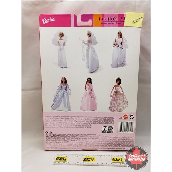 BARBIE : Fashion Avenue ~ Wedding Dress (2000) (In Original Box 12"H x  8-1/2"W x 1"D) (SEE PICS!)