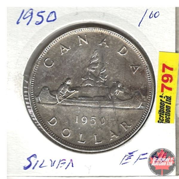 Canada Silver Dollar 1950 SEE PICS canada-silver-dollar-1950-see-pics