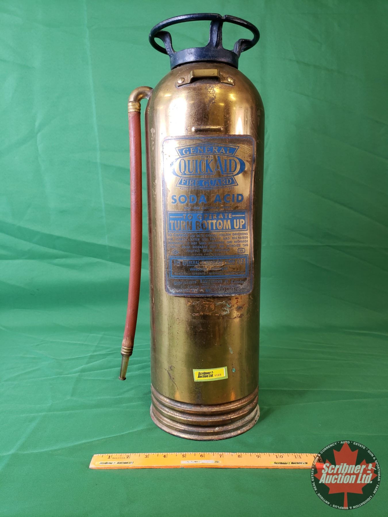 Fire Guard Brass Fire Extinguisher