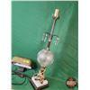 Image 4 : Electric Lamps (3): Headboard Lamps (2) & Table Lamp (no Shade) (Tallest 24-1/2"H) (SEE PICS!)