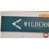 Image 2 : Wood Sign "WILDERNESS FIRST AID" (3/8" Thick) (5"H x 38"W) (SEE PICS!)