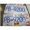 Image 2 : Licence Plate Collection (16) : British Columbia (2); Saskatchewan (8); Ont Bike (1); Alberta (5) (S