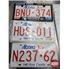 Image 5 : Licence Plate Collection (16) : British Columbia (2); Saskatchewan (8); Ont Bike (1); Alberta (5) (S