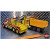 Image 3 : Peterbilt Tow Truck (ERTL) "Big Jax Towing Service" Towing a Dump Truck Tow Truck Measures: 6"H x 3-