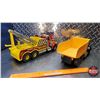 Image 4 : Peterbilt Tow Truck (ERTL) "Big Jax Towing Service" Towing a Dump Truck Tow Truck Measures: 6"H x 3-